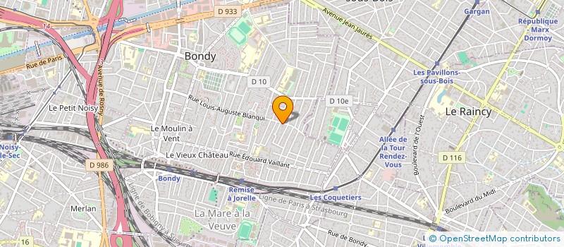 localisation de l'entreprise I.T.S.V à BONDY