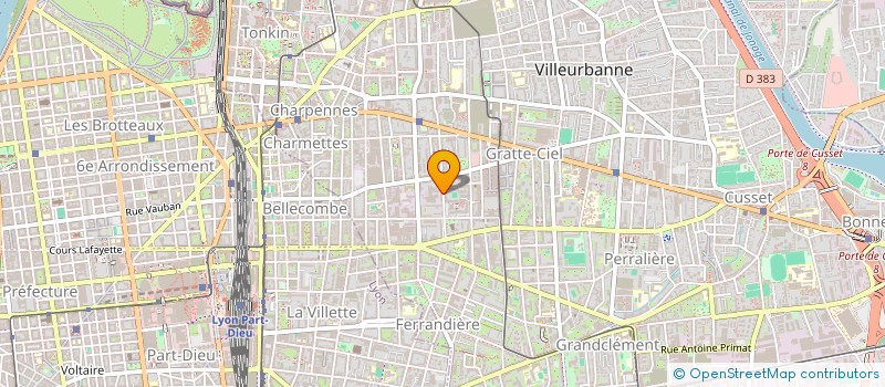 localisation de l'entreprise I T T I  VILLEURBANNE