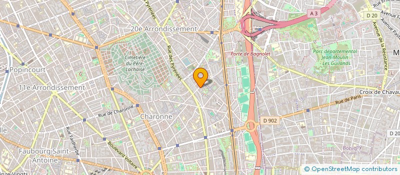 localisation de l'entreprise I T V (INSTALLATION TELEPHONE VISUALISA)  PARIS