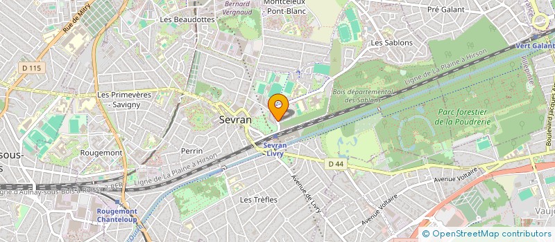 localisation de l'entreprise I.T. WARE à SEVRAN