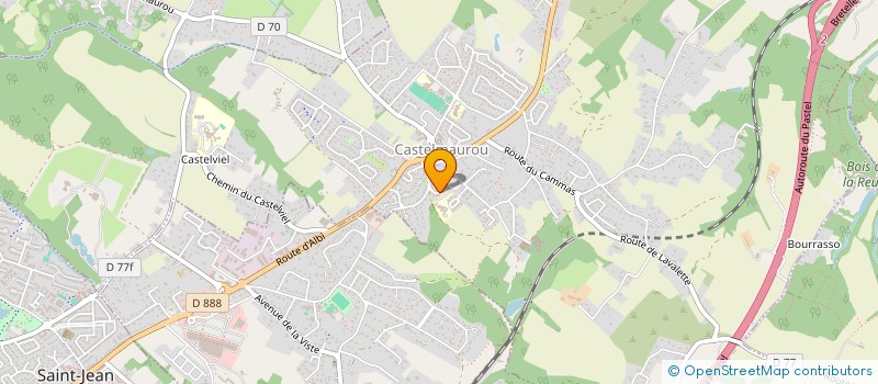 localisation de l'entreprise I TAXI  CASTELMAUROU