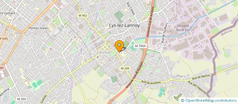 localisation de l'entreprise I-TEC : EXPERTISE ET CONSEIL IT  LYS-LEZ-LANNOY