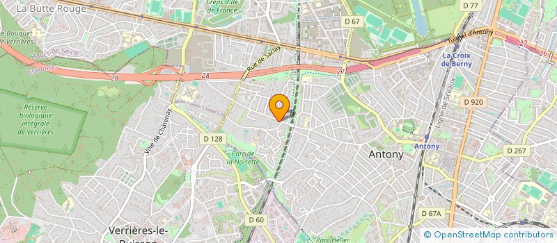 localisation de l'entreprise I-TECH à ANTONY