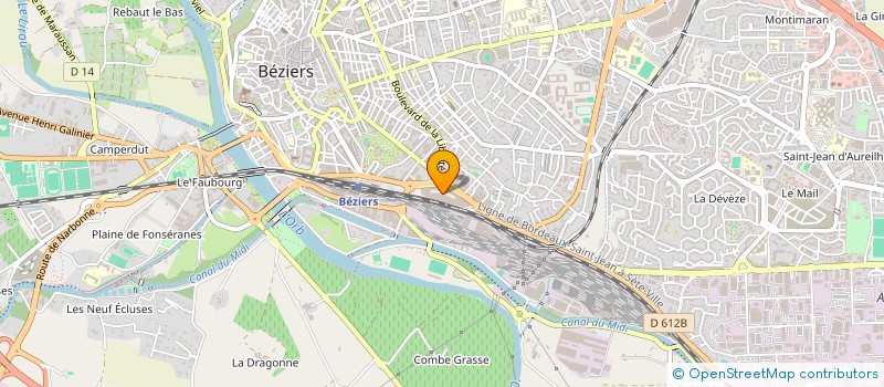 localisation de l'entreprise I TECH LANGUEDOC ROUSSILLON  BEZIERS