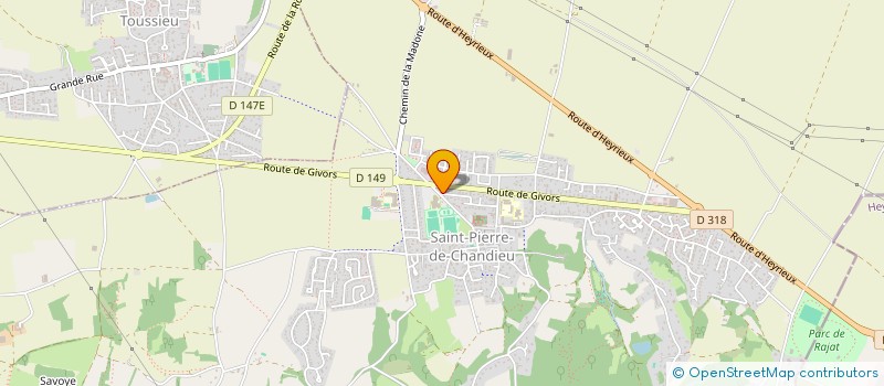 localisation de l'entreprise I-TECH PRO  SAINT-PIERRE-DE-CHANDIEU