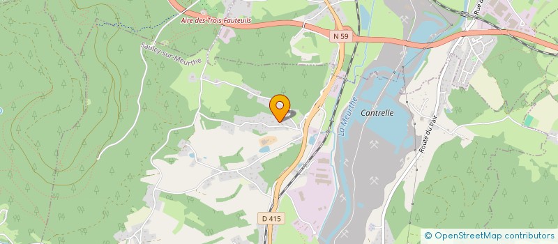 localisation de l'entreprise I TECH SERVICES à SAULCY-SUR-MEURTHE
