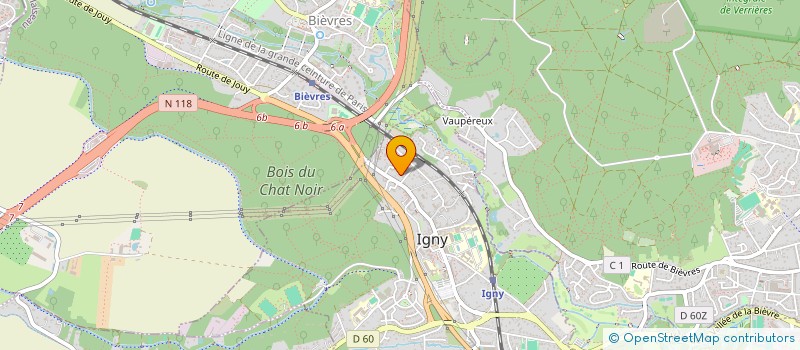 localisation de l'entreprise I-TECHCONCEPT  IGNY