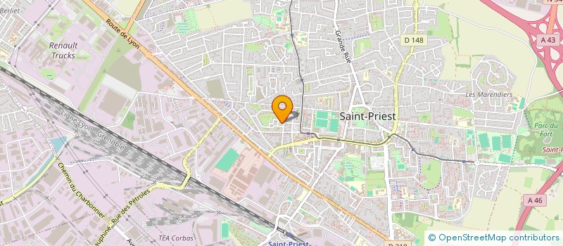localisation de l'entreprise I & TI à SAINT-PRIEST