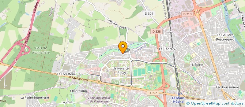 localisation de l'entreprise I'TM IMMOBILIER & ASSOCIEES  LE MANS