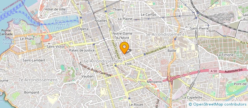 localisation de l'entreprise I.TON FRANCE à MARSEILLE