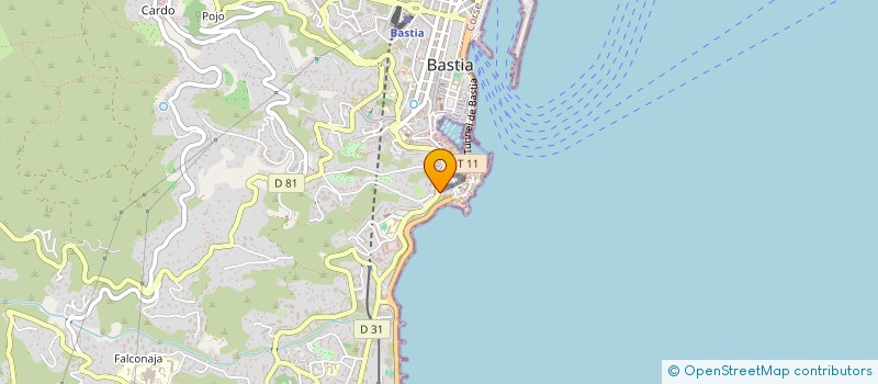 localisation de l'entreprise I TOPI PINNUTTI à BASTIA