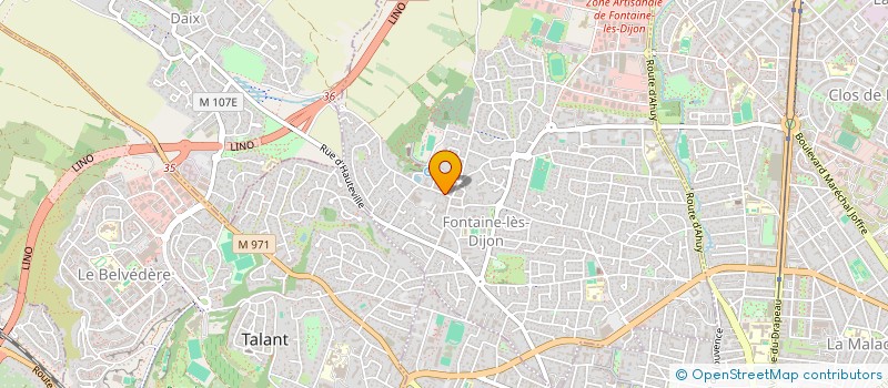 localisation de l'entreprise I TWO B  DIJON