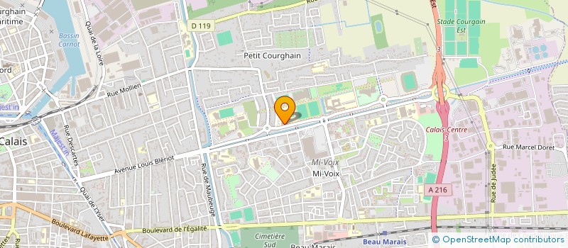 localisation de l'entreprise I U P DEVELOPPEMENT à CALAIS