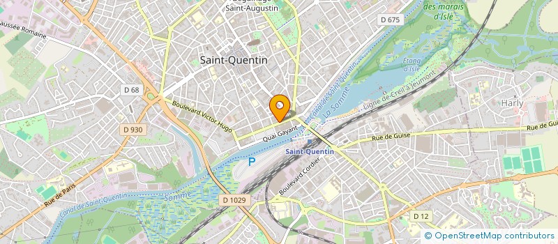 localisation de l'entreprise I.V. à SAINT-QUENTIN
