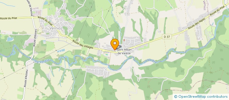 localisation de l'entreprise I.V.A.  VERNIOZ