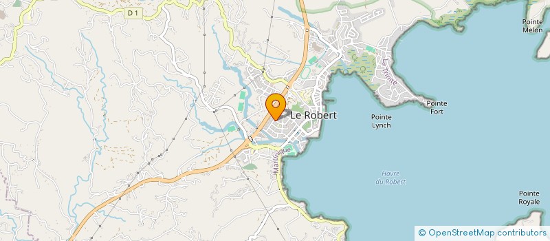 localisation de l'entreprise I.V CORP à LE ROBERT