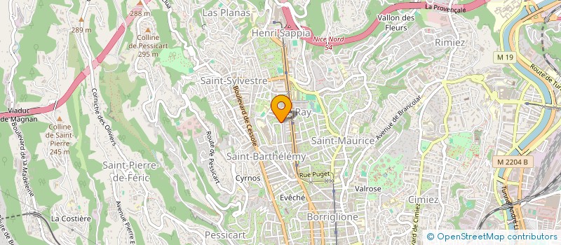 localisation de l'entreprise I.V.D.  NICE