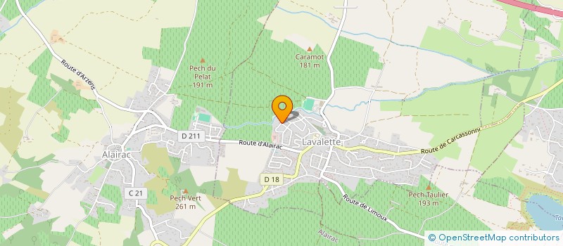 localisation de l'entreprise I.V.I.  LAVALETTE