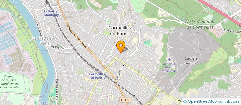 localisation de l'entreprise I-V-M BATIMENTS à CORMEILLES-EN-PARISIS