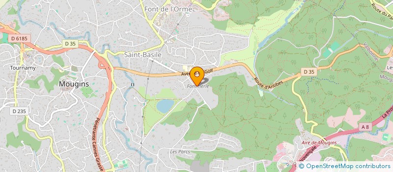 localisation de l'entreprise I.V MOUGINS à MOUGINS