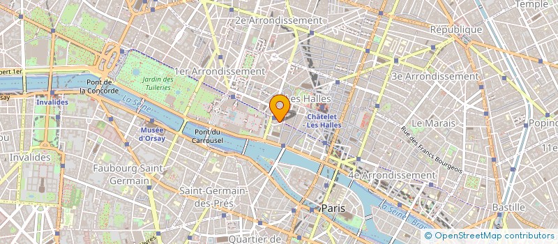 localisation de l'entreprise I.V.P à PARIS