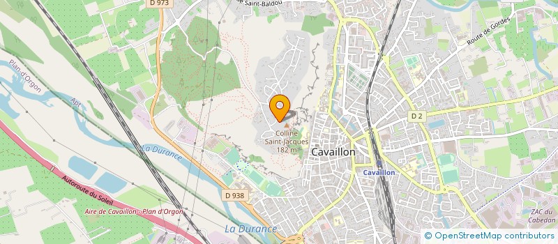 localisation de l'entreprise I.V.P.  CAVAILLON