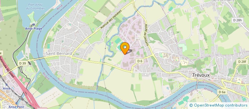 localisation de l'entreprise I.V.S  TREVOUX