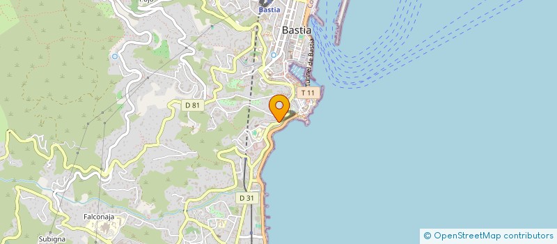 localisation de l'entreprise I VANACINI à BASTIA