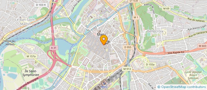 localisation de l'entreprise I.W.L  METZ