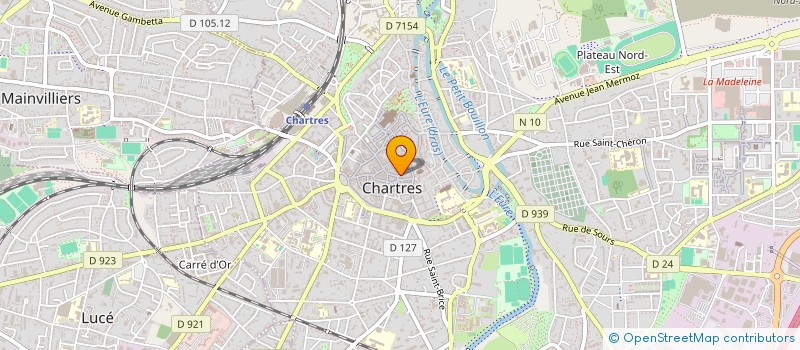 localisation de l'entreprise I WILL RUN à CHARTRES