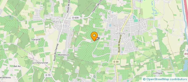 localisation de l'entreprise I-WORK GTE  LUCENAY