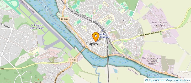localisation de l'entreprise I ZAK COIFFURE à ETAPLES