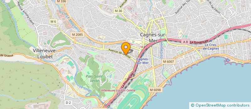 localisation de l'entreprise I21INNOVATION à CAGNES-SUR-MER