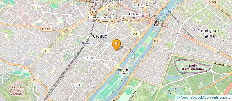 localisation de l'entreprise I2A  PUTEAUX