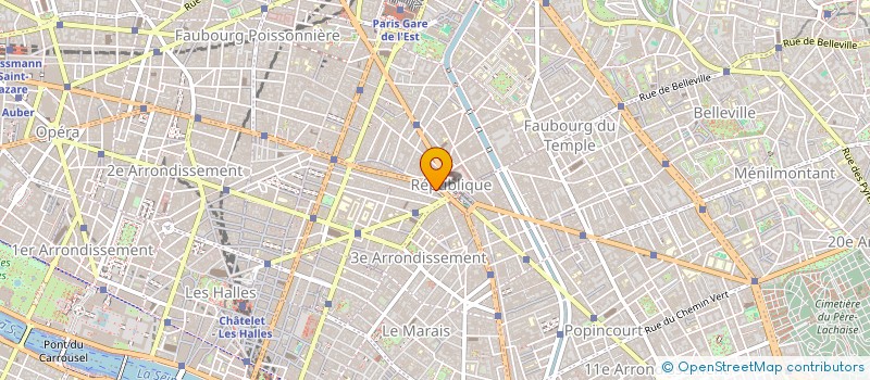 localisation de l'entreprise I2A à PARIS