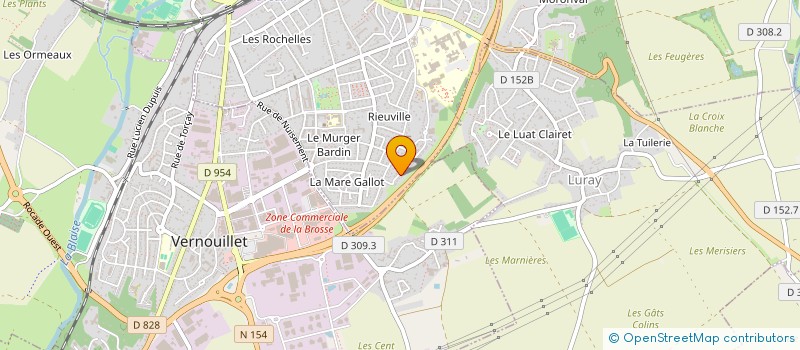 localisation de l'entreprise I2A DIGITAL à DREUX