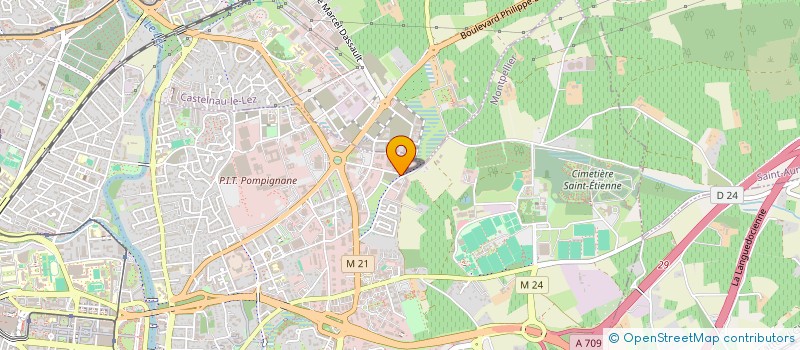 localisation de l'entreprise I2A RETAIL à MONTPELLIER