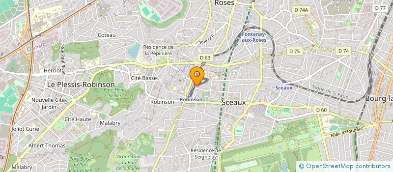 localisation de l'entreprise I2A SERVICES à SCEAUX