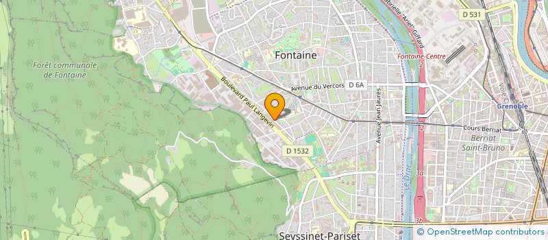 localisation de l'entreprise I2B  FONTAINE