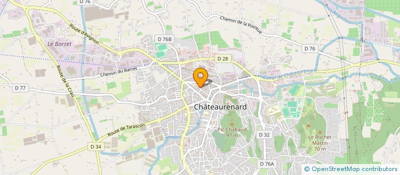 localisation de l'entreprise I2C  CHATEAURENARD
