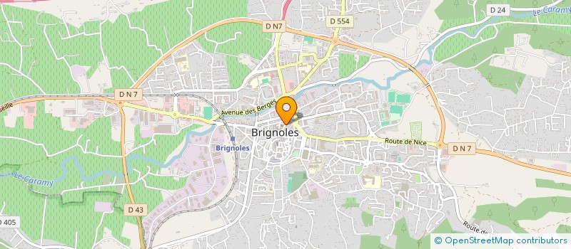 localisation de l'entreprise I2C-SCOP à BRIGNOLES