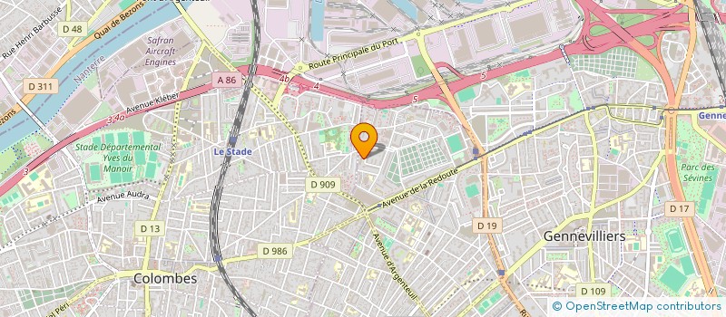 localisation de l'entreprise I2DC à ASNIERES-SUR-SEINE
