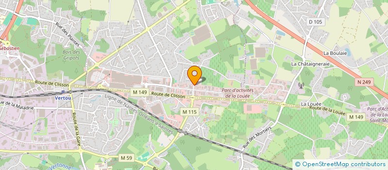 localisation de l'entreprise I2EE-AD à BASSE-GOULAINE