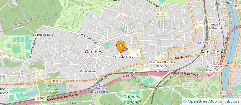 localisation de l'entreprise I2L INDUSTRIE ET SERVICES LACOMBE-LAUX à GARCHES