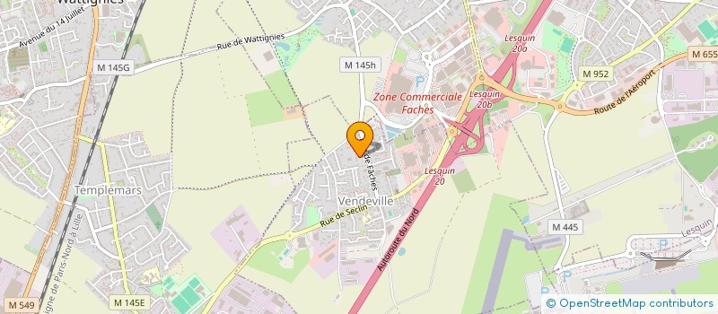 localisation de l'entreprise I2LA  VENDEVILLE