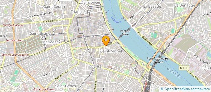 localisation de l'entreprise I2M  BORDEAUX