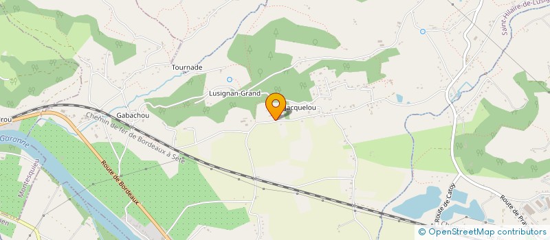 localisation de l'entreprise I2M  SAINT-HILAIRE-DE-LUSIGNAN