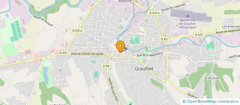 localisation de l'entreprise I2M  GRAULHET