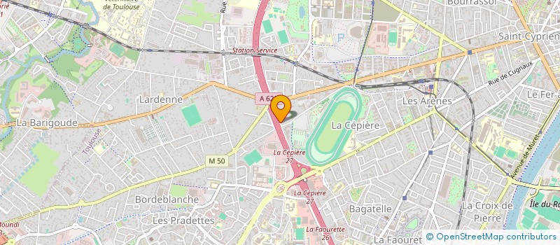 localisation de l'entreprise I2M  TOULOUSE