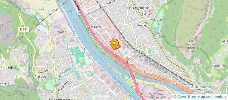 localisation de l'entreprise I2M  SAINT-EGREVE